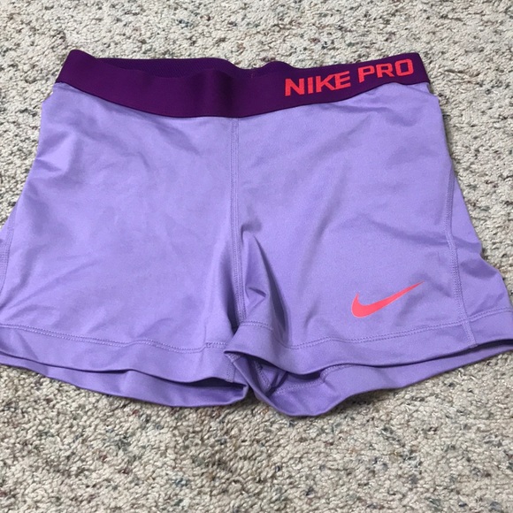 light purple nike shorts